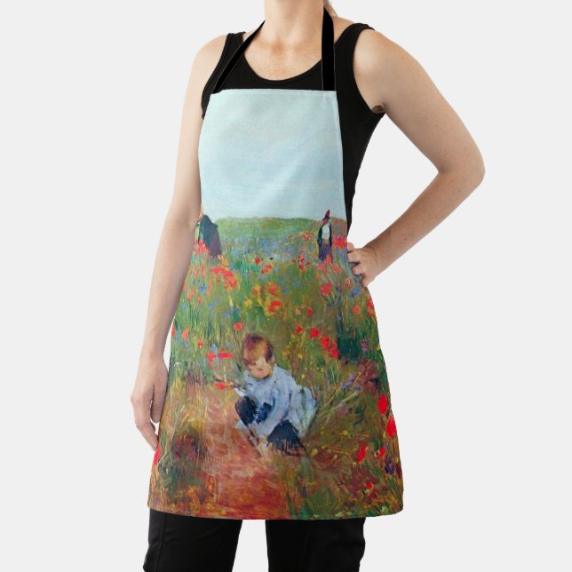Picking Flowers in a Field, Mary Cassatt Apron (Insitu)