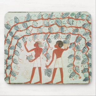Picking grapes, from the Tomb of Nakht Mouse Pad