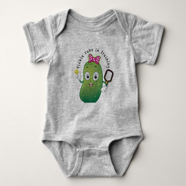 Pickle Baby in Training Baby Bodysuit (Front)