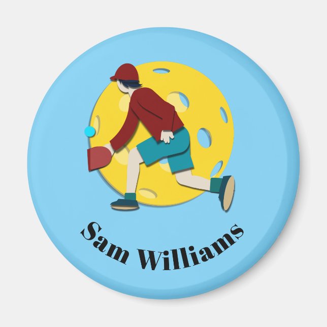 Pickle Ball Magnet (Front)
