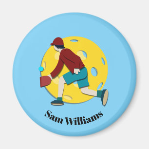 Pickle Ball Magnet