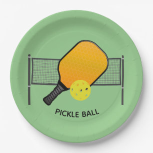 Pickle Ball Pickleball Design  Paper Plates