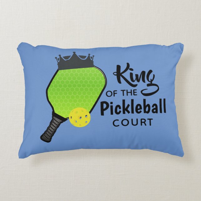 Pickle Ball Pickleball Design Throw Pillow (Front)