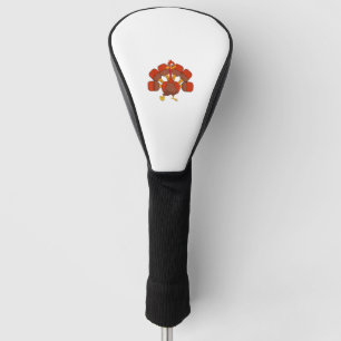 Pickle Ball Player Thanksgiving Paddleball Turkey Golf Head Cover