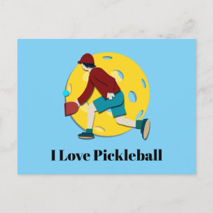 Pickle Ball Postcard