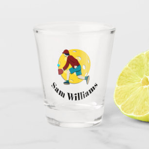 Pickle Ball Shot Glass