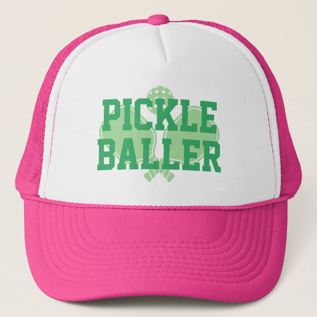 Pickle Baller Custom Trucker Hat (Front)