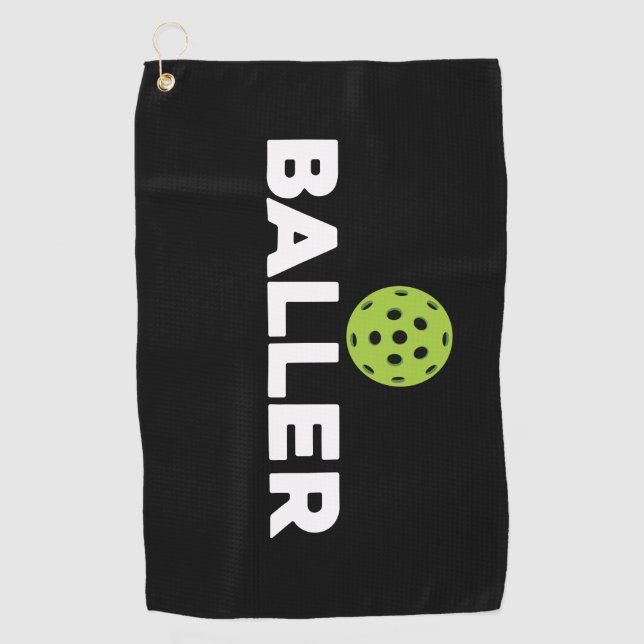 (Pickle)Baller Pickleball Microfiber Towel (Front)