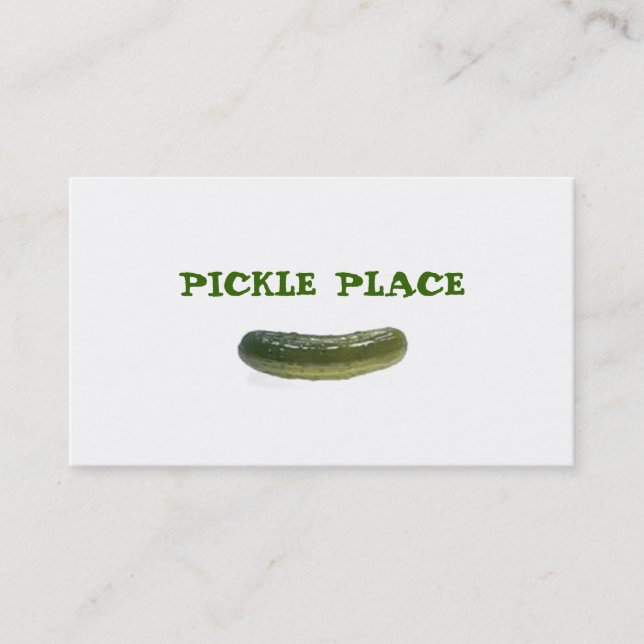Pickle Business Card (Front)