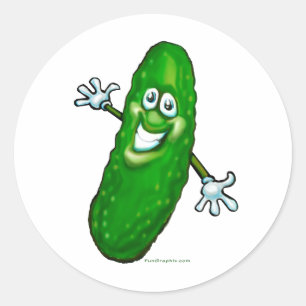 Pickle Classic Round Sticker
