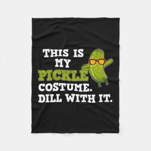 Pickle Costume Gift Fleece Blanket