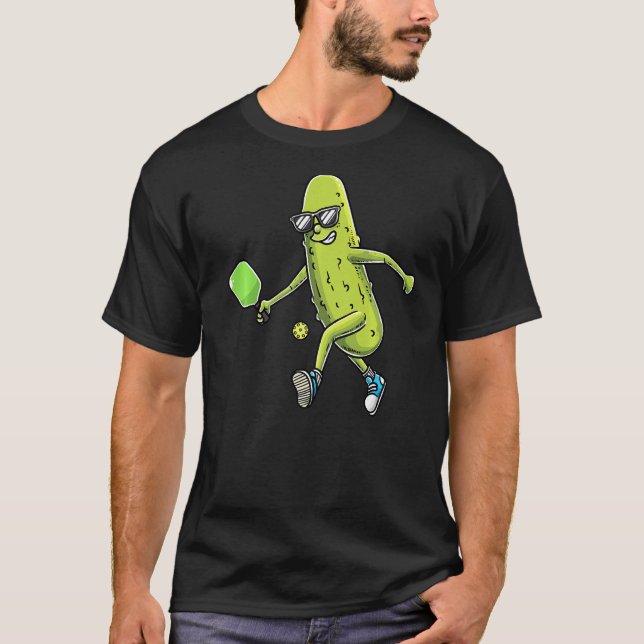 Pickle  Dill Pickleball Player Premium T-Shirt (Front)
