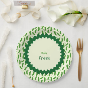 Pickle & Fresh Collection Paper Plate