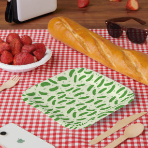 Pickle & Fresh Collection patterned Paper Plate