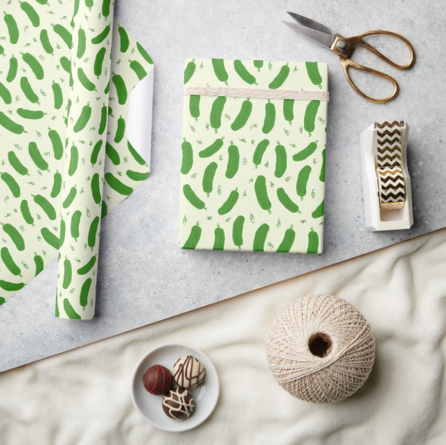 Pickle & Fresh Collection patterned Wrapping Paper (Crafts)