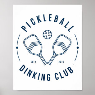 Pickle funny sports paddle ball  poster