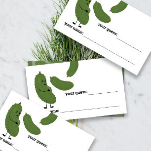 Pickle guess how many game cards