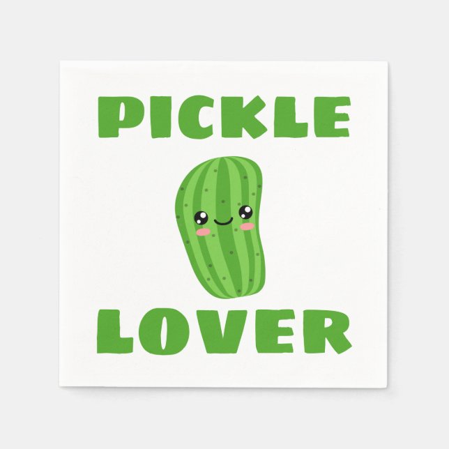 Pickle Lover Napkin (Front)