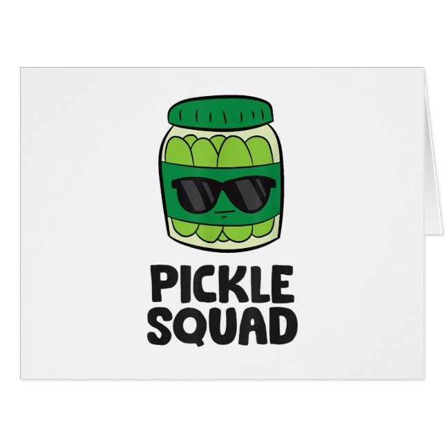 Pickle Lover Team Pickles Funny Pickle Squad (Front Horizontal)