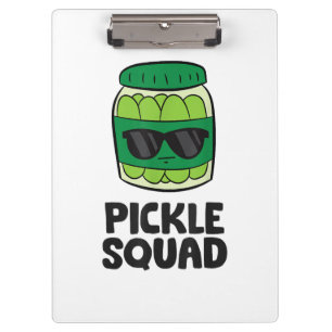 Pickle Lover Team Pickles Funny Pickle Squad Clipboard