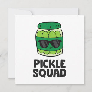 Pickle Lover Team Pickles Funny Pickle Squad Invitation