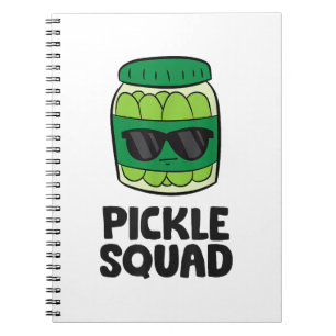 Pickle Lover Team Pickles Funny Pickle Squad Notebook