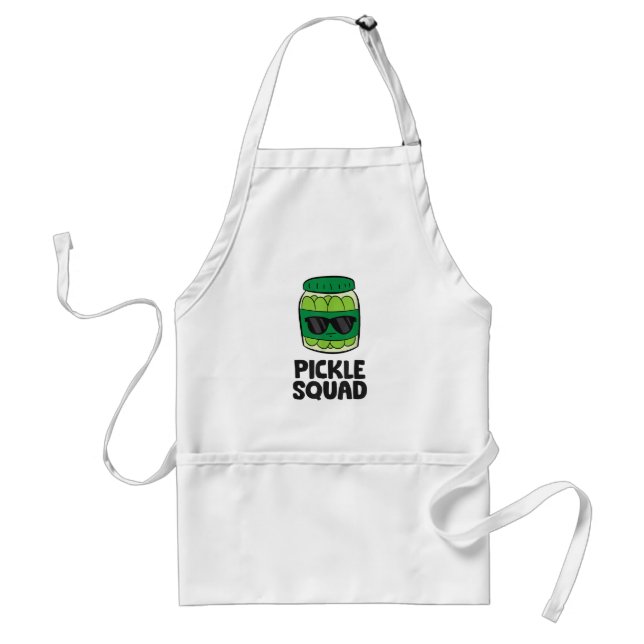Pickle Lover Team Pickles Funny Pickle Squad Standard Apron (Front)
