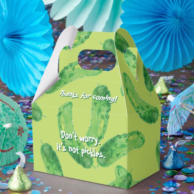 Pickle Me Fancy! Favour Box (Party)