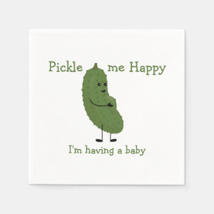 Pickle me Happy Napkin
