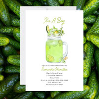 Pickle Milkshake Boy Baby Shower