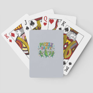 Pickle Party t-shirt Playing Cards