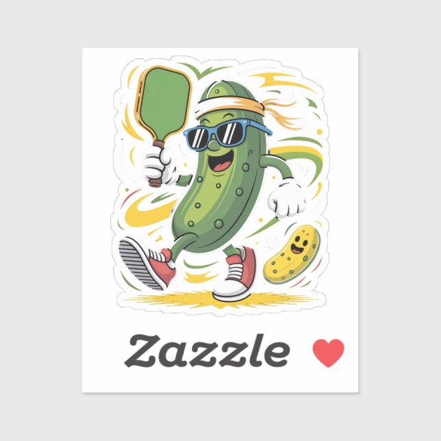 Pickle Playing Pickleball (Sheet)