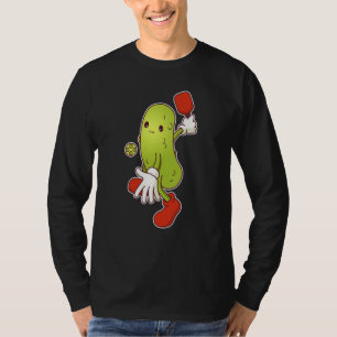 Pickle Playing Pickleball T-Shirt