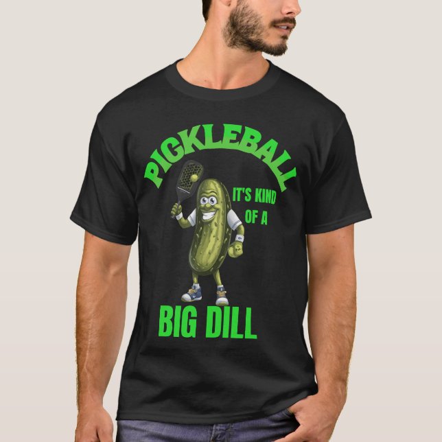  Pickle Power A Pickleball Pun T-Shirt (Front)