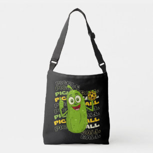 Pickle Power! Cute Pickleball Kids Crossbody Bag