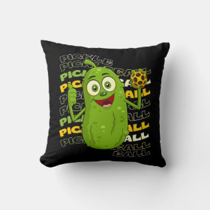 Pickle Power! Cute Pickleball Kids Cushion