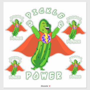 Pickle Power Pickleball Super Hero