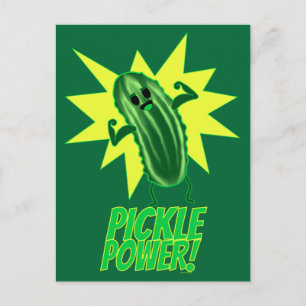 Pickle Power! Postcard