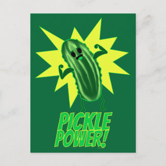 Pickle Power! Postcard