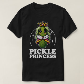 Pickle Princess Cute Kawaii Pickle Queen Funny T-Shirt