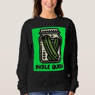 PICKLE QUEEN LADIES SWEATSHIRT 