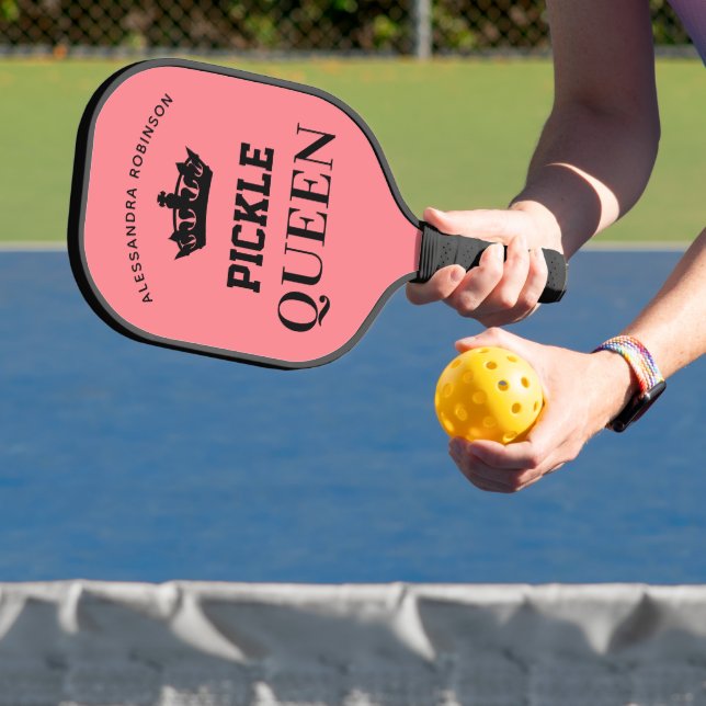 Pickle Queen personalised pickleball paddle (Insitu)