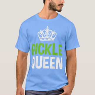 Pickle Queen Vegan Funny Vegetable  T-Shirt