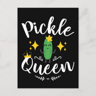 Pickle Queen Women Pickles Lover Postcard