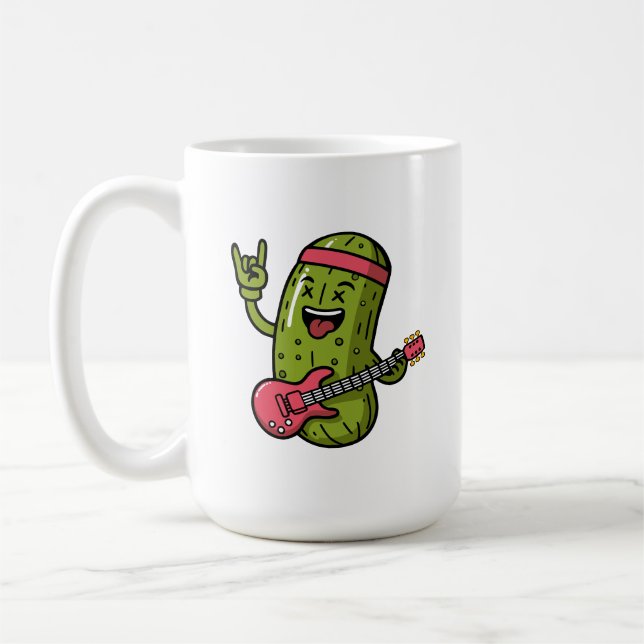 Pickle Rock Star Coffee Mug (Left)