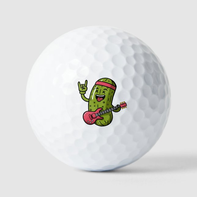 Pickle Rock Star Golf Balls (Front)