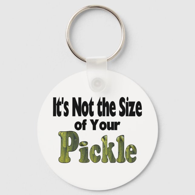 Pickle Size Key Ring (Front)