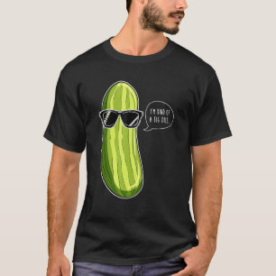 Pickle Sunglasses Vegetable Big Dill For Vegan Veg T-Shirt