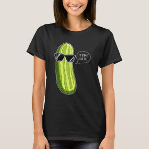 Pickle Sunglasses Vegetable Big Dill For Vegan Veg T-Shirt