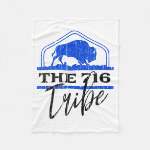 Pickleball 716 tribe buffalo 716 western new york fleece blanket